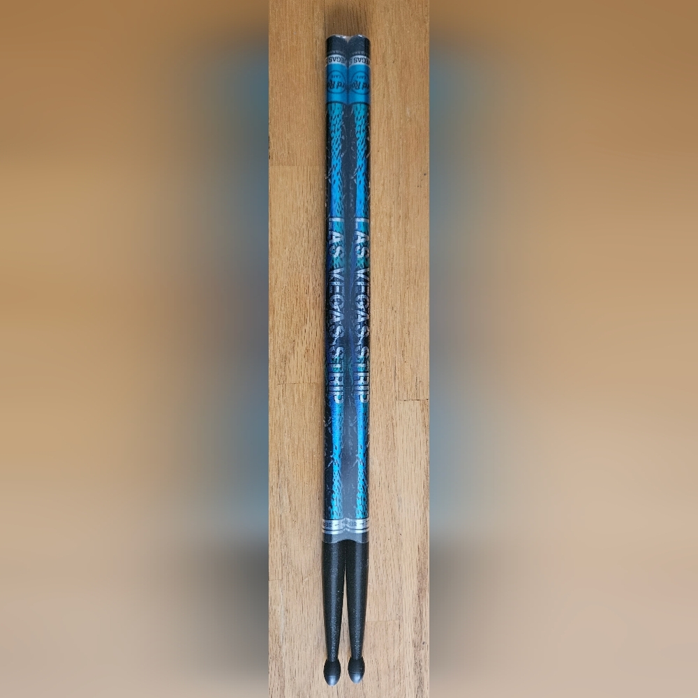 Hard Rock Cafe (Las Vegas Strip) Blue and Black Drumsticks